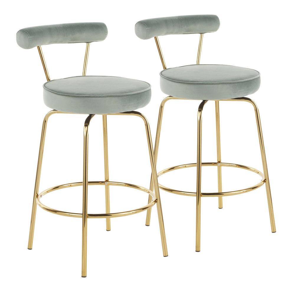 LumiSource Rhonda Counter Stool - Set of 2-10