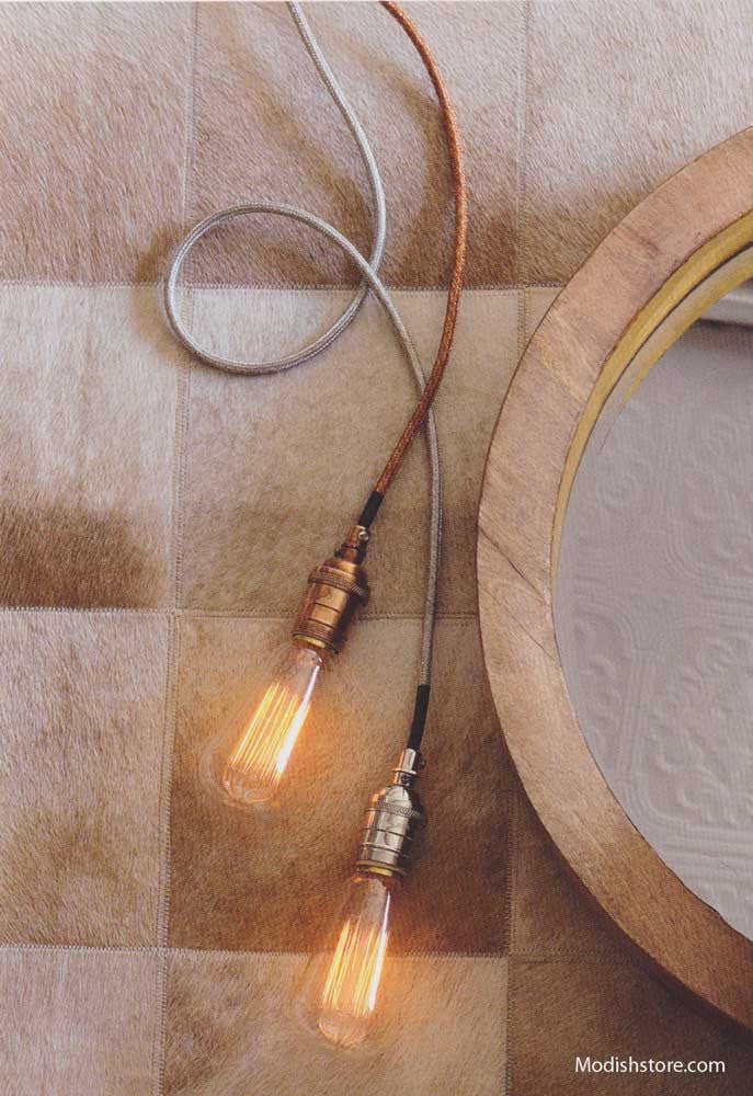 Roost Braided Cord Pendant Lamps