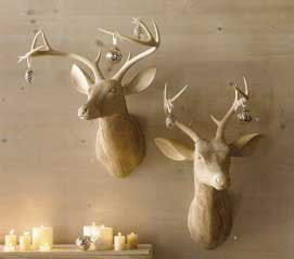 Roost Carved Wood Deer Head - Facing Right - out of stock