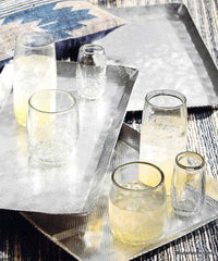 Crackle Glasses - Set Of 6