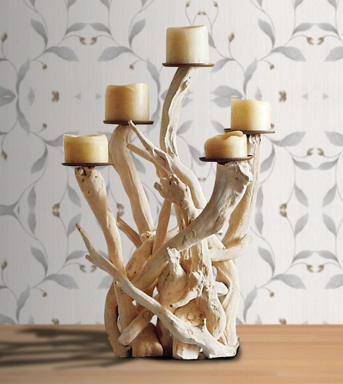 Artisan Living Driftwood Candelabra- Horizontal & Vertical | ModishStore | Home Accents-6