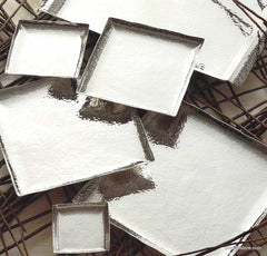 Hammered Silver Trays