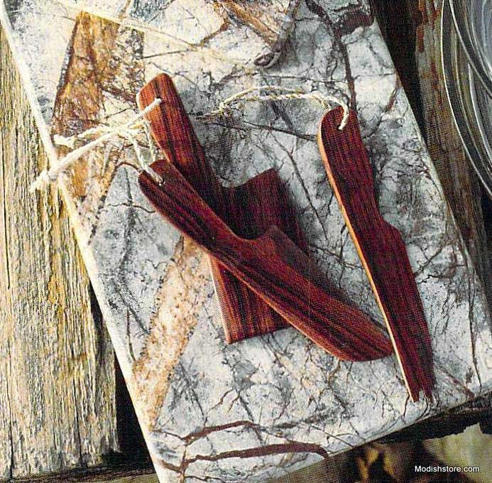 Roost Hardwood Cheese Knives - Set Of 3