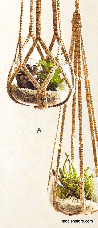 7 hanging planter Jute Hanging Planters – Modish Store