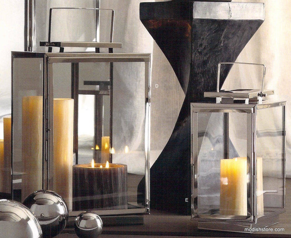Roost Modern Nickel Mirror Lantern- out of stock