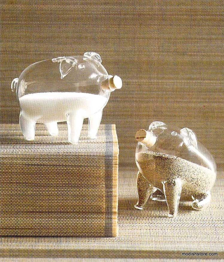 Roost Pair of Pigs Salt & Pepper Shakers - Set Of 2