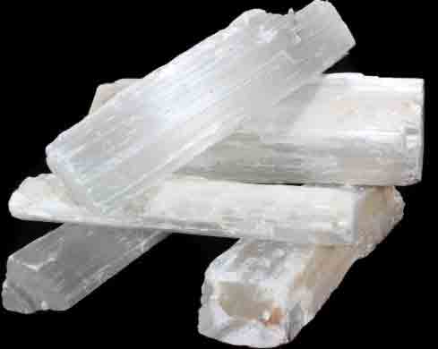 Selenite Crystal Logs | ModishStore | Fireplace Accessories-6