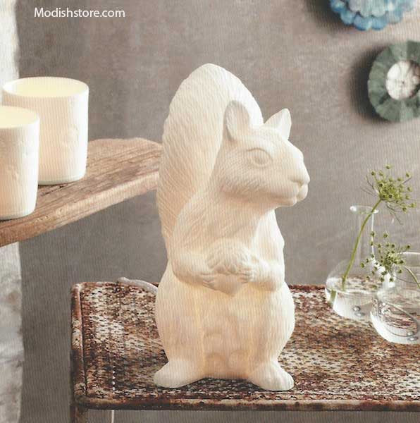 Roost Squirrel Lamp
