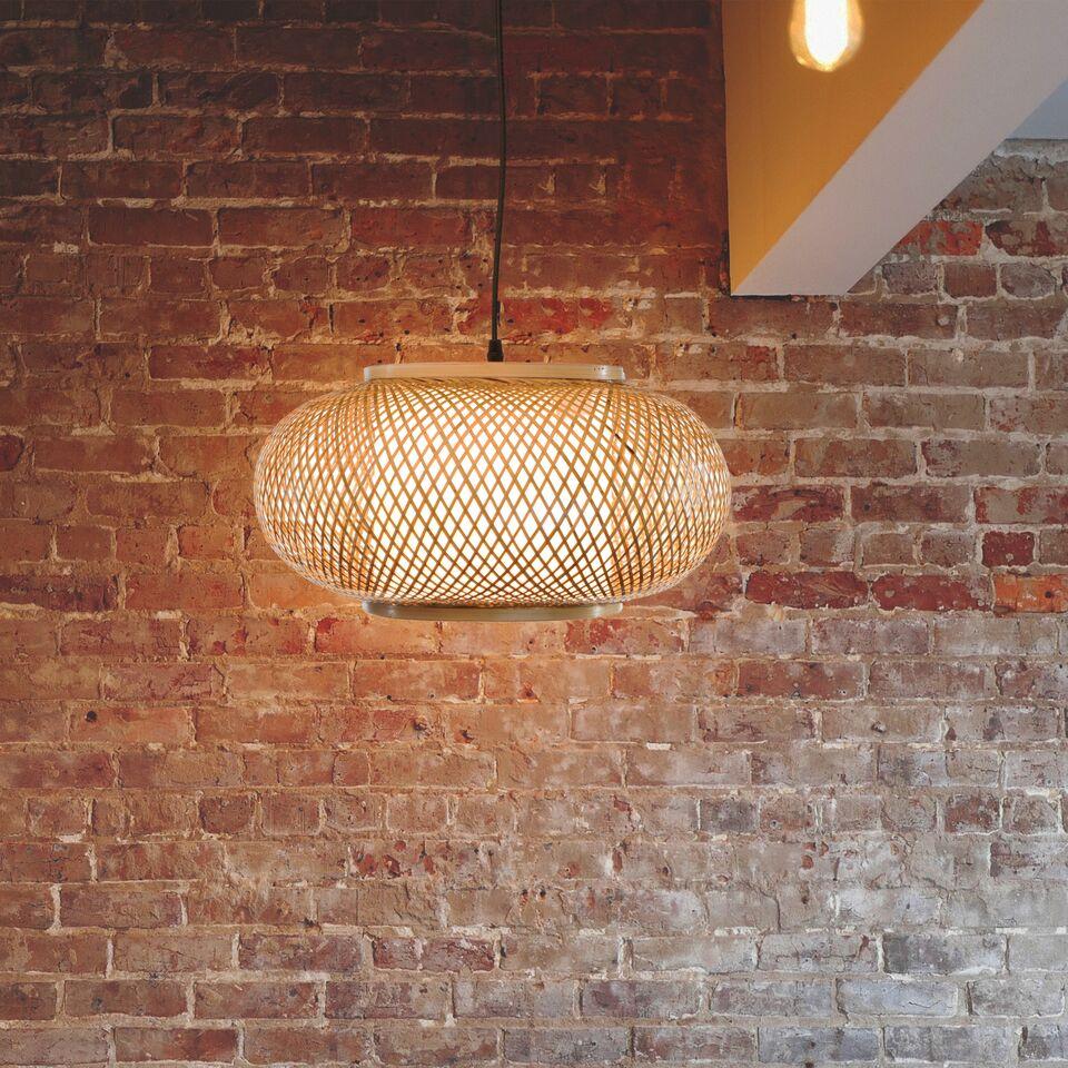 Roshni Woven Bamboo Pendant Lamp | ModishStore | Pendant Lamps