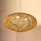 Round Wicker Rattan Bird Nest Pendant Light By Artisan Living | Pendant Lamps | 12106S | Modishstore - 6