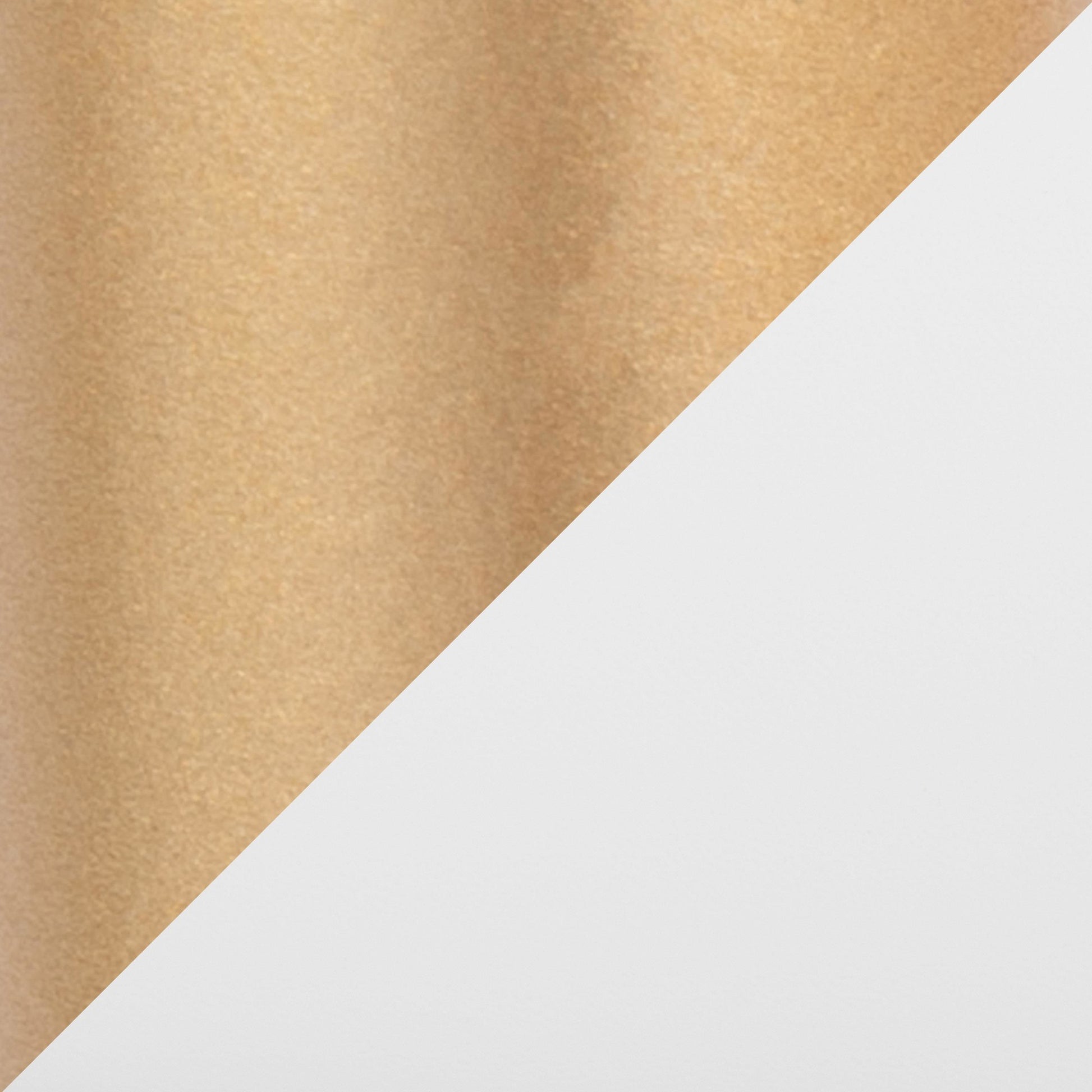 Round Fuji 26" Contemporary Fixed-Height Counter Stool in Gold Metal and Black Faux Leather By LumiSource - Set of 2 | Counter Stools | Modishstore - 12