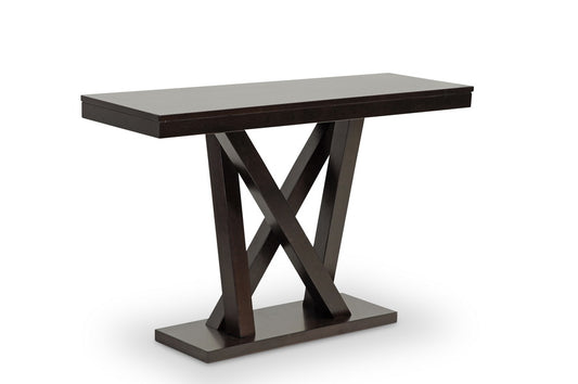 Baxton Studio Everdon Dark Brown Modern Sofa Table | Modishstore | Accent Tables