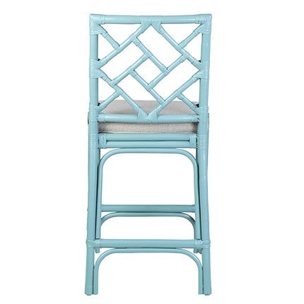 Hampton Chippendale Rattan Counter Stool by Jeffan | Counter Stools | Modishstore - 11