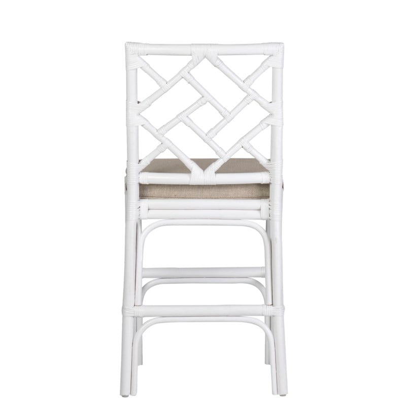 Hampton Chippendale Rattan Counter Stool by Jeffan | Counter Stools | Modishstore - 18