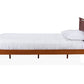 baxton studio demitasse brown wood contemporary twin size bed | Modish Furniture Store-4