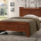 Baxton Studio Demitasse Brown Wood Contemporary Twin-Size Bed | Modishstore | Beds