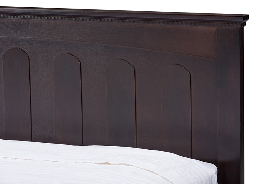 baxton studio spuma cappuccino wood contemporary full size bed | Modish Furniture Store-5