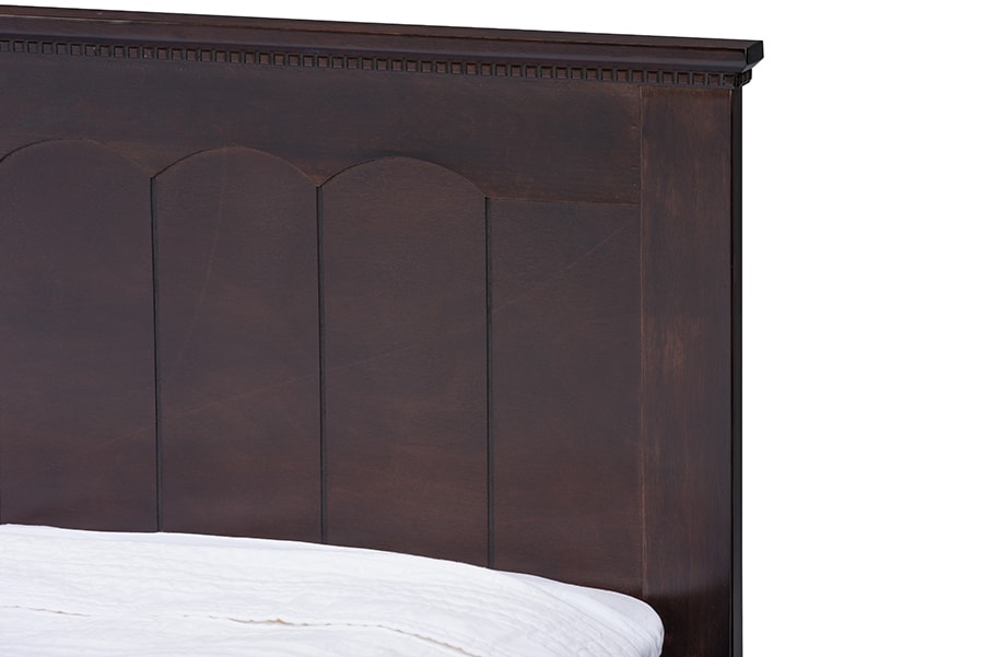 baxton studio schiuma cappuccino wood contemporary twin size bed | Modish Furniture Store-4
