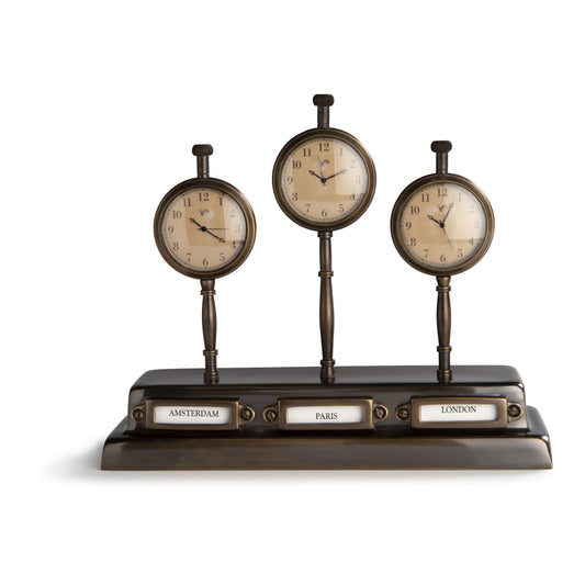 World Clock Madison By Authentic Models | Clocks | Modishstore