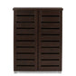 baxton studio adalwin modern and contemporary 2 door dark brown wooden entryway shoes storage cabinet | Modish Furniture Store-2