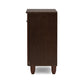 baxton studio winda modern and contemporary 2 door dark brown wooden entryway shoes storage cabinet | Modish Furniture Store-5