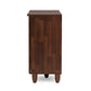 baxton studio fernanda modern and contemporary 3 door oak brown wooden entryway shoes storage wide cabinet | Modish Furniture Store-5