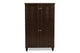 baxton studio fernanda modern and contemporary 4 door oak brown wooden entryway shoes storage tall cabinet | Modish Furniture Store-10