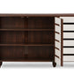 baxton studio gisela oak and white 2 tone shoe cabinet with 3 doors | Modish Furniture Store-2