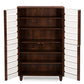 baxton studio gisela oak and white 2 tone shoe cabinet with 4 door | Modish Furniture Store-3