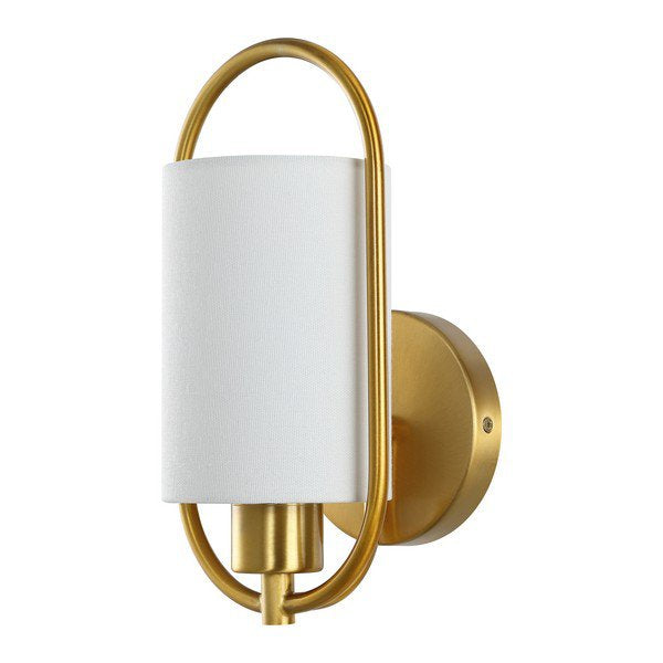 Safavieh Haldea Wall Sconce - Brass | Sconces | Modishstore - 2