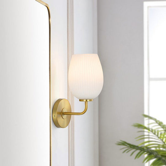 Safavieh Idina Wall Sconce - Gold | Sconces | Modishstore