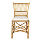 Boda Rattan Side Chair - Honey Set of 2 by Jeffan | Side Chairs | Modishstore - 2