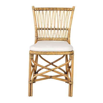 Boda Rattan Side Chair - Honey Set of 2 by Jeffan | Side Chairs | Modishstore - 2