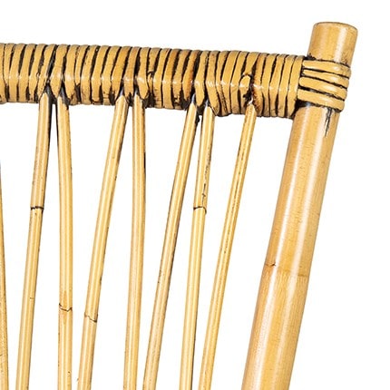 Boda Rattan Side Chair - Honey Set of 2 by Jeffan | Side Chairs | Modishstore - 4