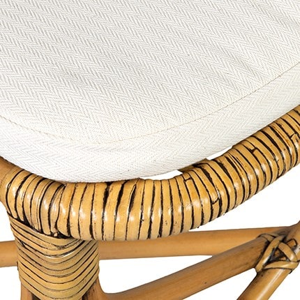 Boda Rattan Side Chair - Honey Set of 2 by Jeffan | Side Chairs | Modishstore - 5