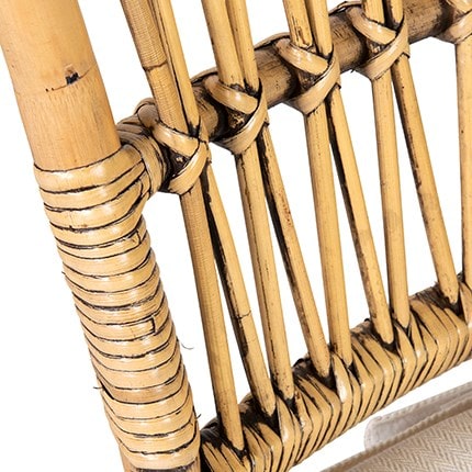 Boda Rattan Side Chair - Honey Set of 2 by Jeffan | Side Chairs | Modishstore - 6