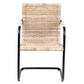 Soho Arm Chair - Rattan/Iron Grey Set of 2 by Jeffan | Armchairs | Modishstore