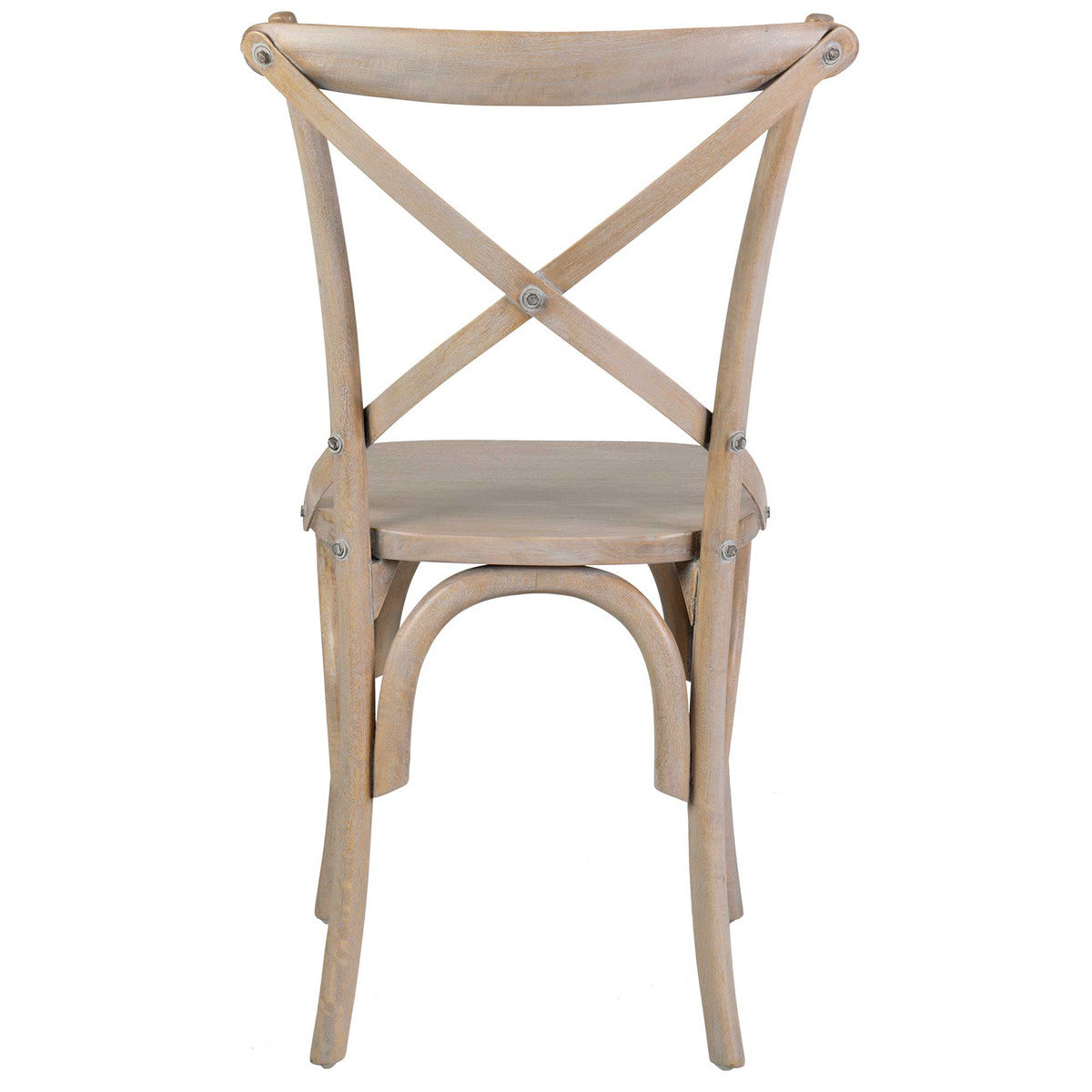 Lowry Mango Wood Dining Chair - Grey Set of 2 by Jeffan | Dining Chairs | Modishstore - 6