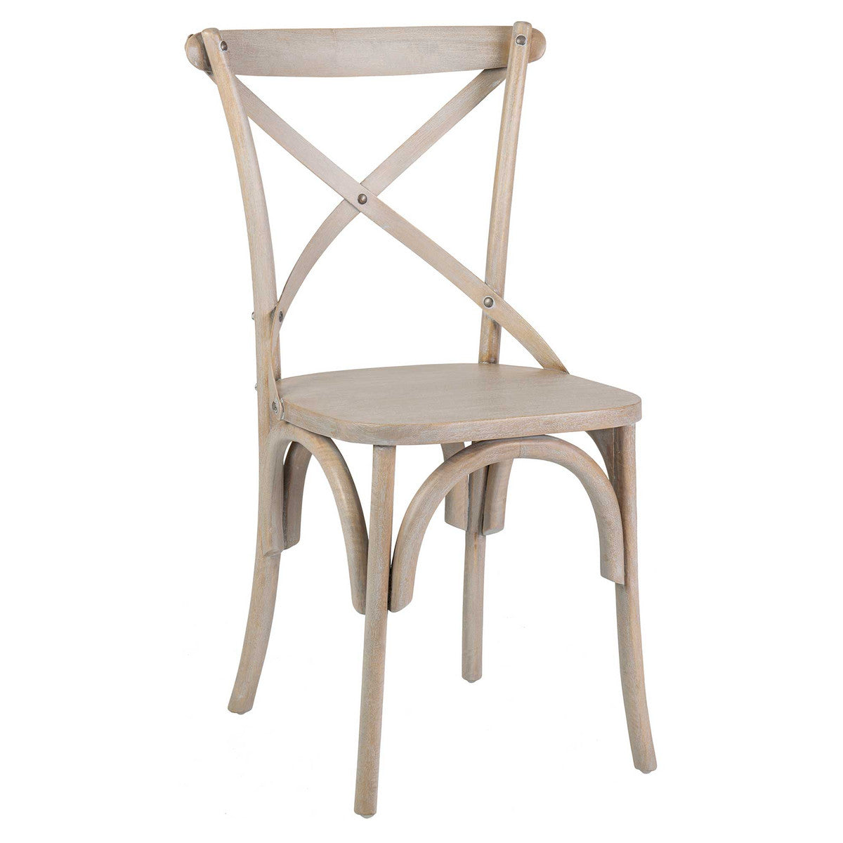 Lowry Mango Wood Dining Chair - Grey Set of 2 by Jeffan | Dining Chairs | Modishstore - 4