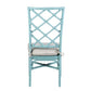 Pembroke Rattan Side Chair With A Repeat Diamond Pattern Set of 2 by Jeffan | Side Chairs | Modishstore - 2
