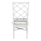 Pembroke Rattan Side Chair With A Repeat Diamond Pattern Set of 2 by Jeffan | Side Chairs | Modishstore - 9