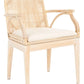 Safavieh Gianni Arm Chair - Natural White Wash | Accent Chairs | Modishstore - 7