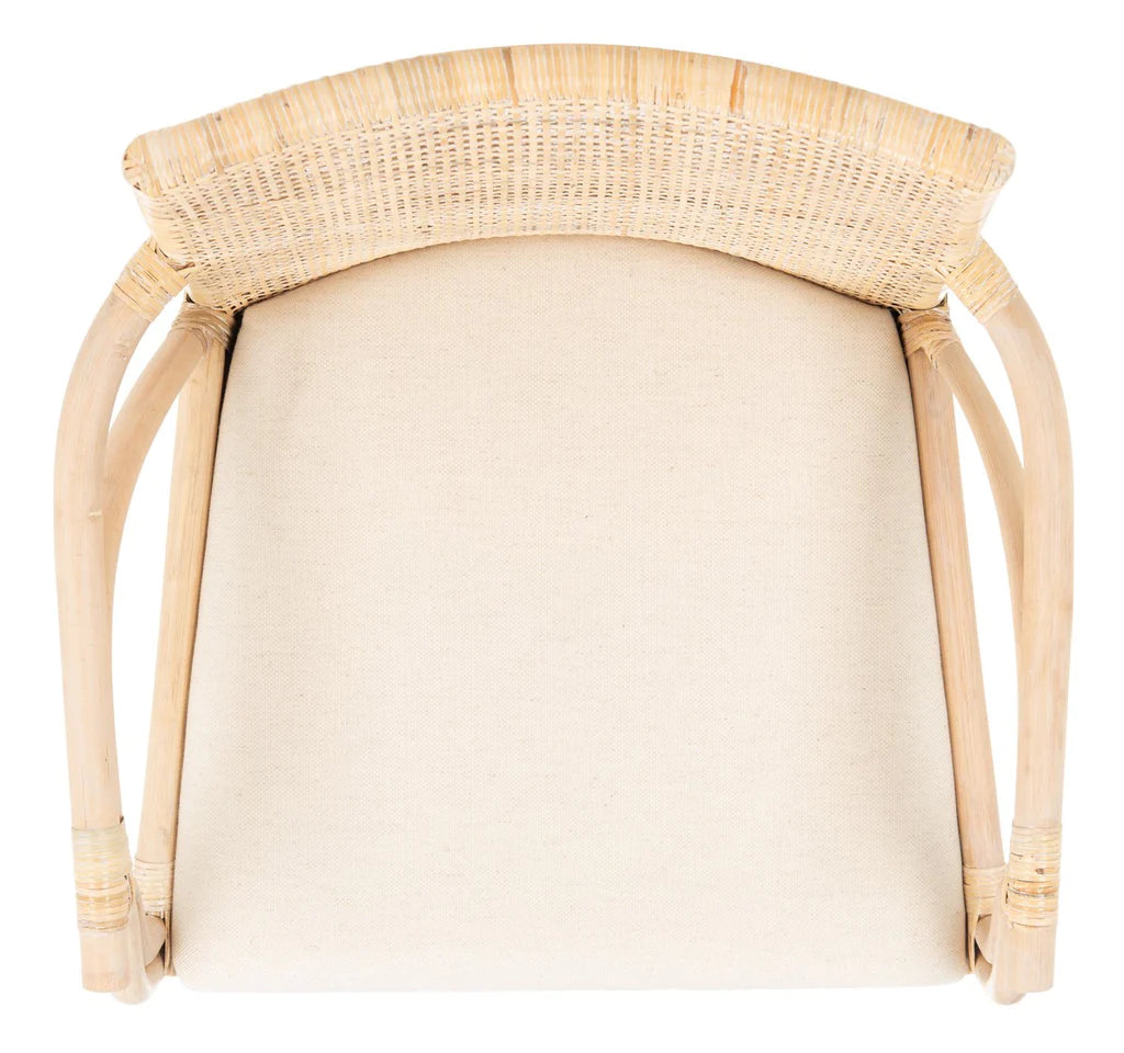 Safavieh Gianni Arm Chair - Natural White Wash | Accent Chairs | Modishstore - 4