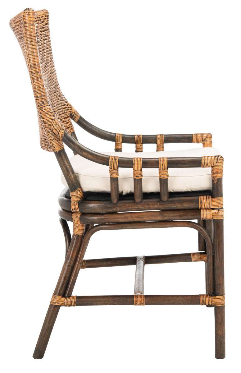 Safavieh Donatella Rattan Chair - Natural Wash | Accent Chairs | Modishstore - 4