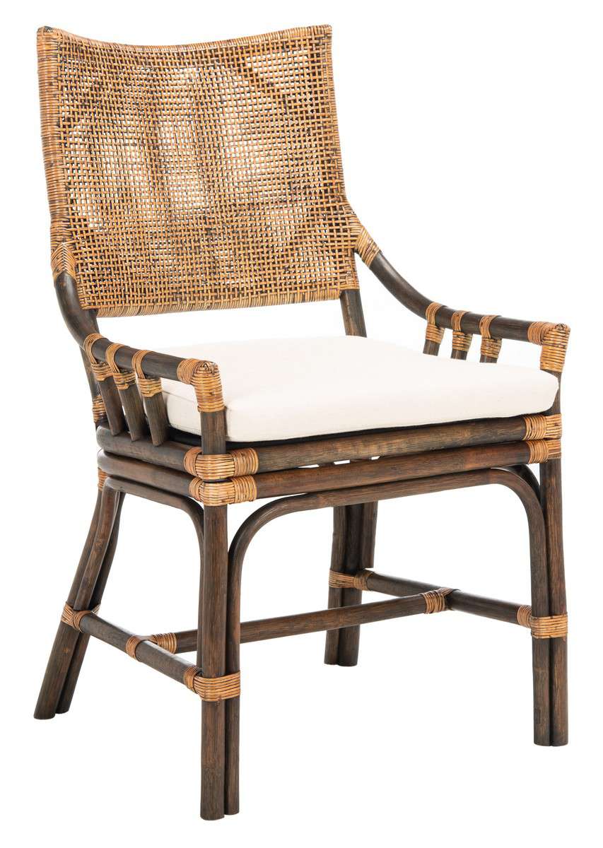 Safavieh Donatella Rattan Chair - Natural Wash | Accent Chairs | Modishstore - 3