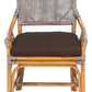 Safavieh Donatella Rattan Chair - Brown White Wash | Accent Chairs | Modishstore - 3