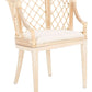 Safavieh Carlotta Arm Chair - Natural White Wash | Accent Chairs | Modishstore - 4