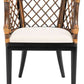 Safavieh Carlotta Arm Chair - Natural Wash | Accent Chairs | Modishstore - 2
