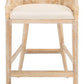 Safavieh Brando Bar Stool - Natural White Wash | Bar Stools | Modishstore - 3