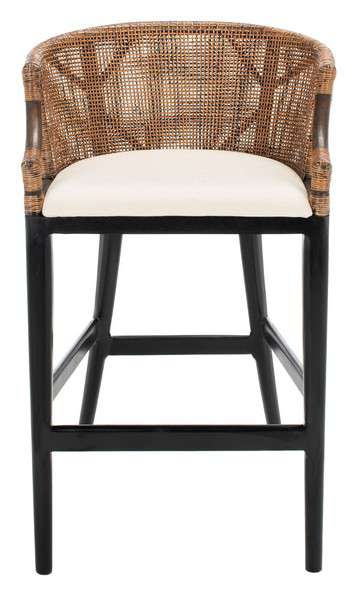 Safavieh Brando Bar Stool - Natural Wash | Bar Stools | Modishstore - 2
